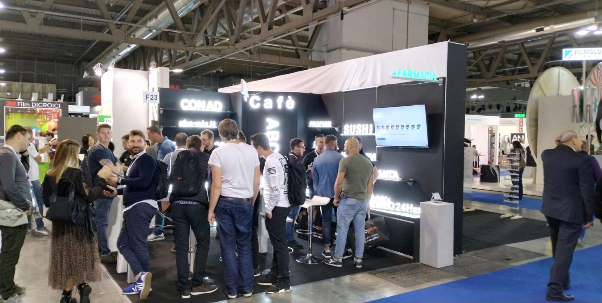 abcMix Attend VISCOM Advertising Sign Exhibition in Milan, Italy on Oct, 2019